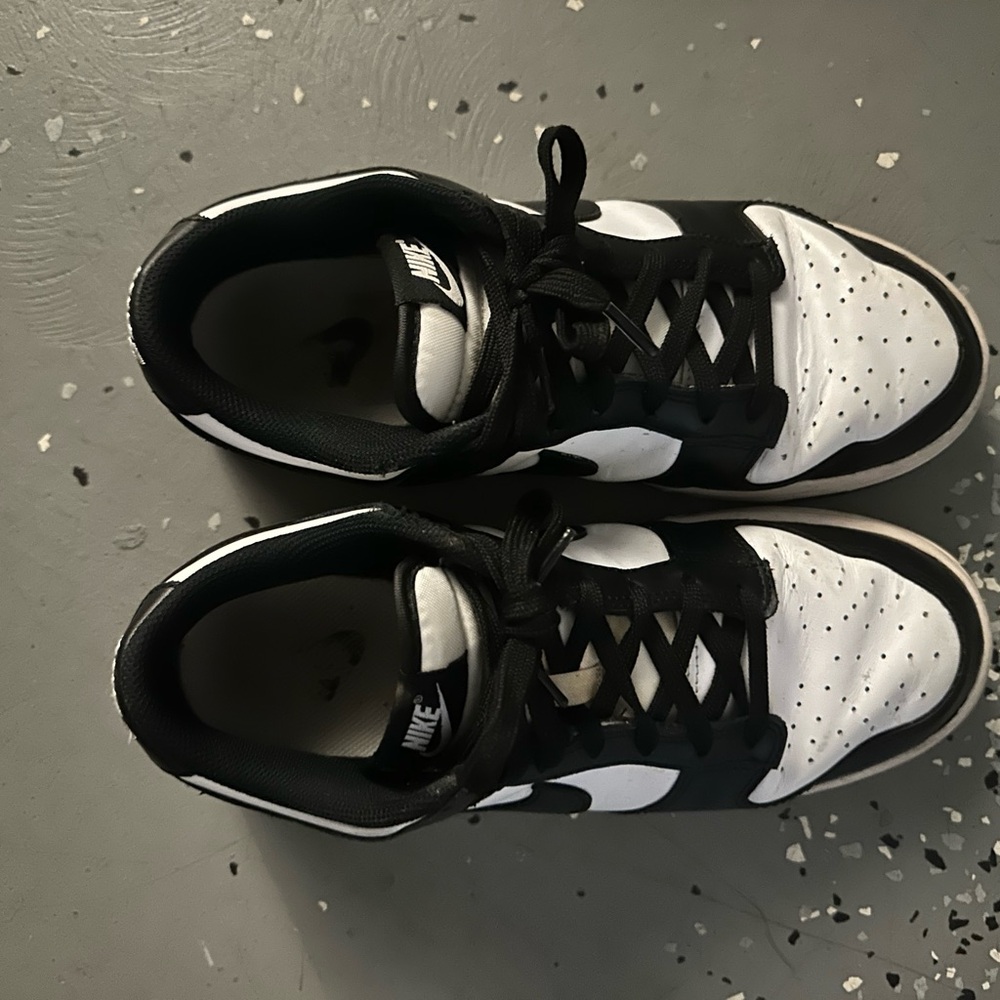Nike Dunks Black and White Sneakers